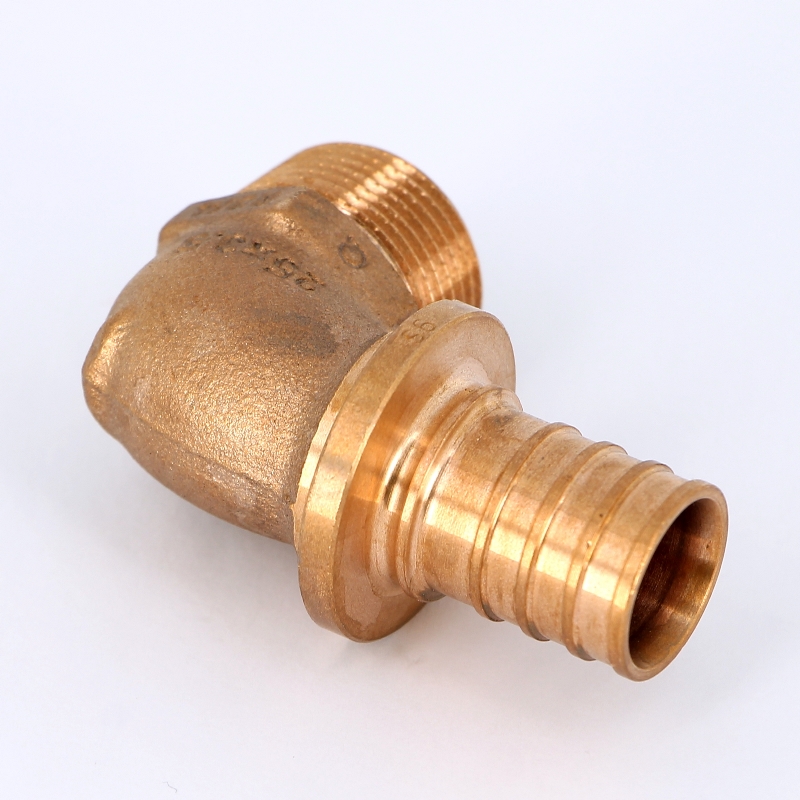 Угол надвижной Н REHAU 25х3/4" бронза 456350 - Вид №3