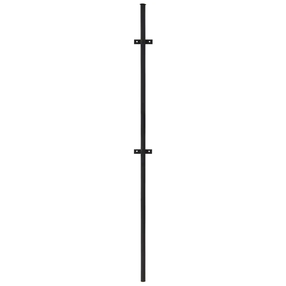 Столб для забора 40x40 мм 2.3 м коричневый, черный 17630578 STLM-2169971 Santreyd 