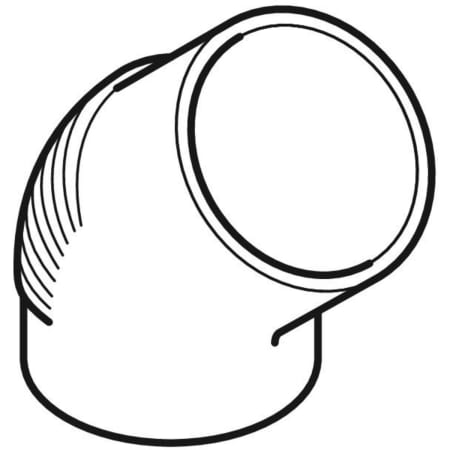 GEBERIT 307.670.14.1 Отвод Geberit Silent-db20  - Вид №1