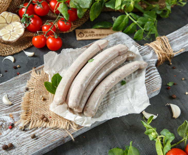 5334 Колбаски для жарки "Искорка" свиная Вкусляндия 