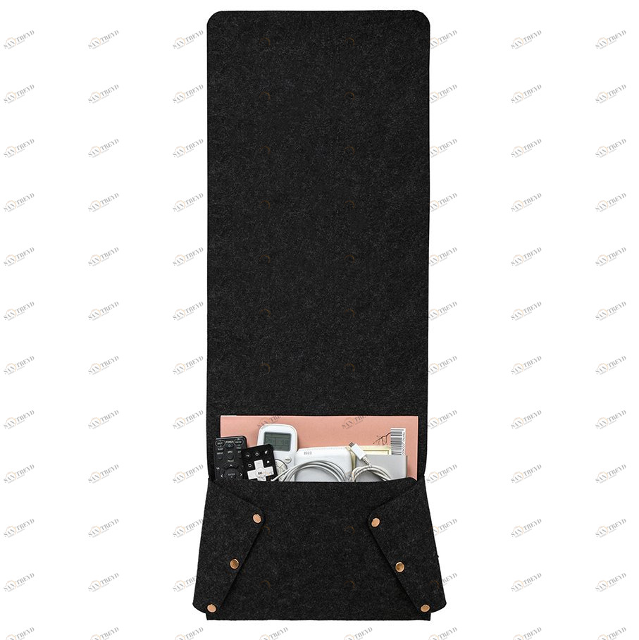 Органайзер подвесной из фетра 32х6х80 см темно-серый Qwerty QWERTY  00-3971608 Серый 