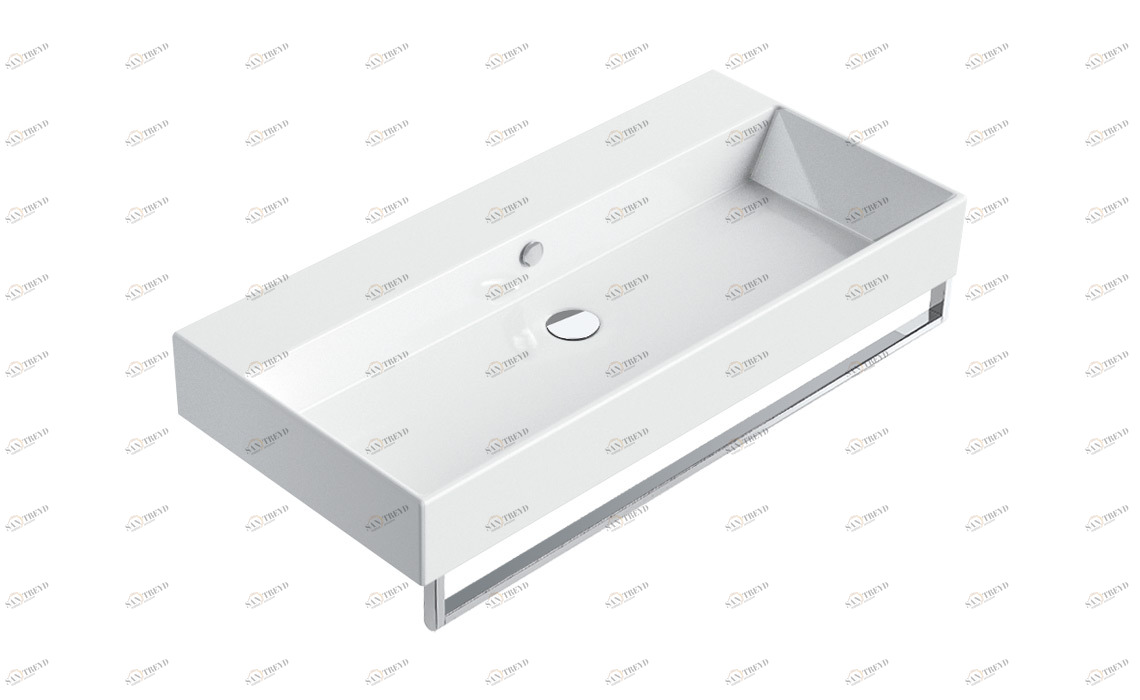 110VP00 Накладная раковина консольная овальная CERAMICA CATALANO Premium