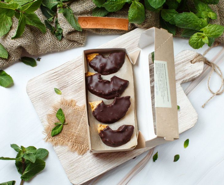 6326 Ананас сушеный в горьком ремесленном шоколаде Вкусляндия  - Вид №2