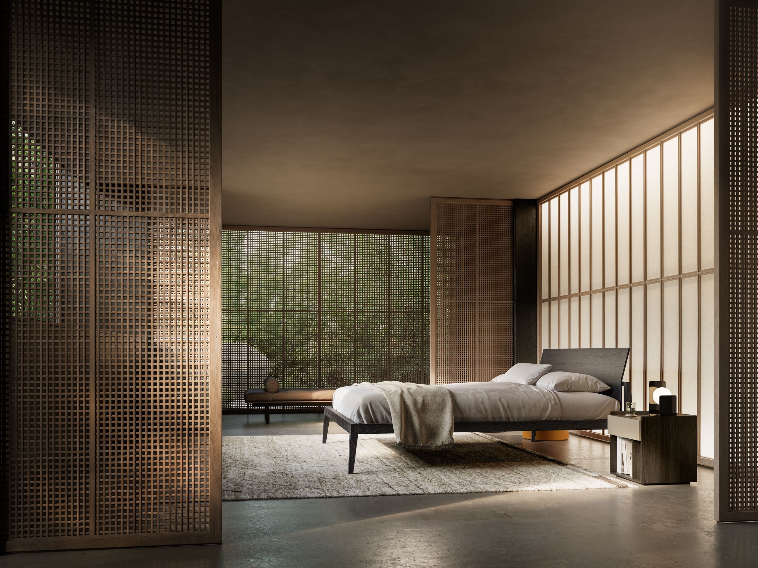 Квадратная тумбочка из дуба с ящиками Lema Tip ARCH-00110257 - Вид №3