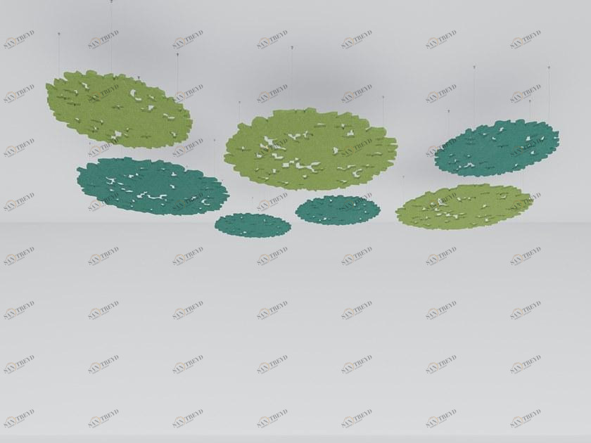 IMPACT ACOUSTIC® Подвесная акустическая панель из переработанного пластика Forest 711.24.20/21.000.00