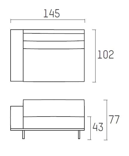 Секционный диван с огнестойкой обивкой Piet Boon DON living ARCH-00064056 - Вид №13