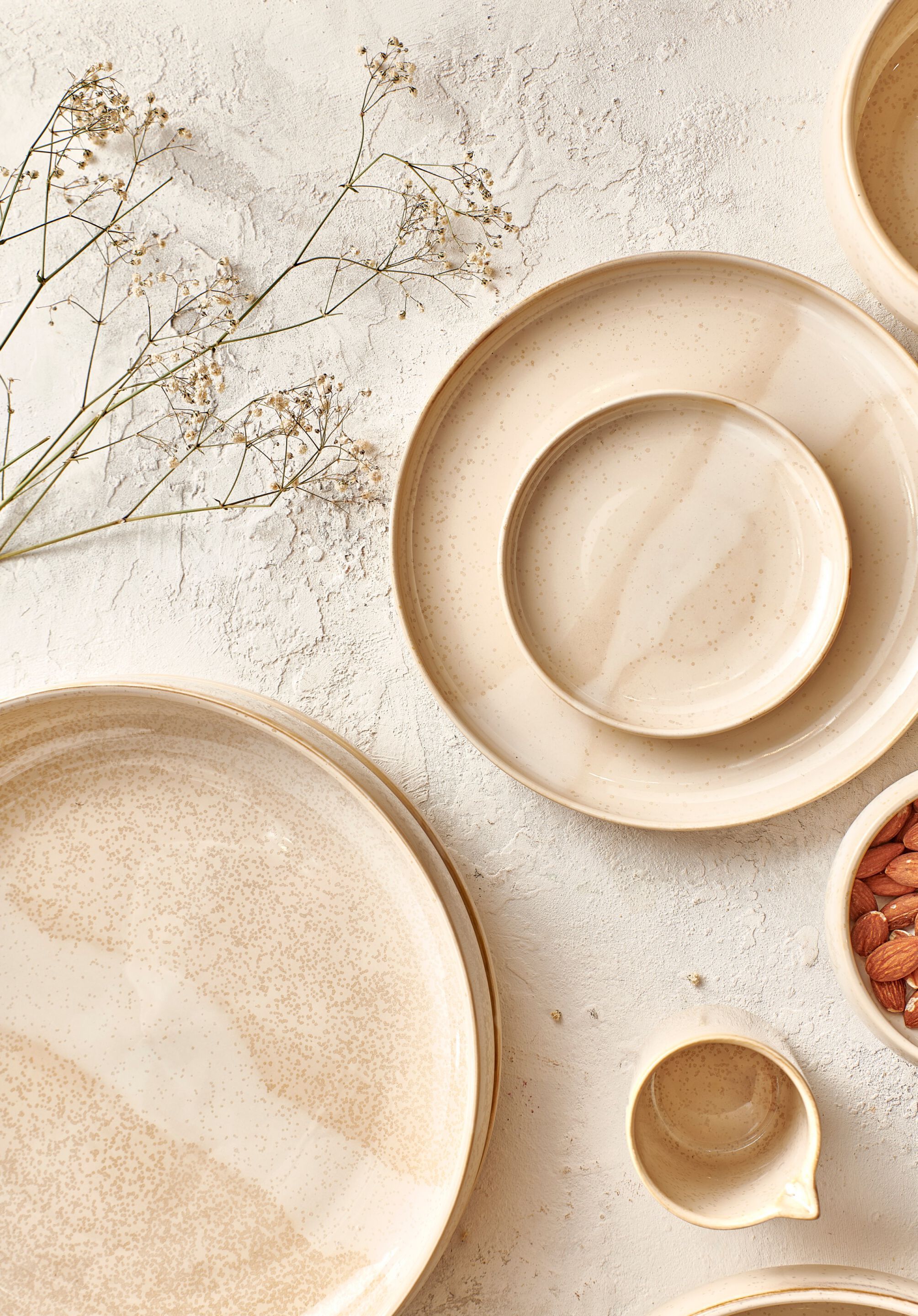 Круглая фарфоровая тарелка POMAX Nougat ARCH-00036631 - Вид №2