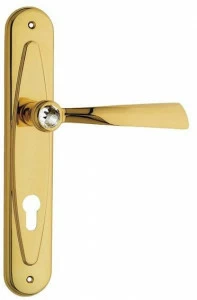 LINEA CALI' Ручка из хромированной латуни с кристаллами Swarovski® на пластине Elika crystal