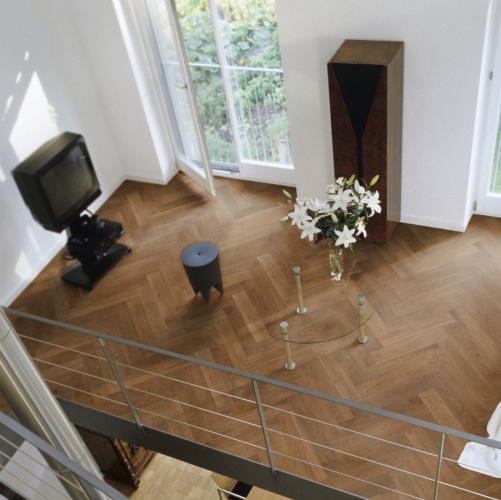 Паркет Ёлка Solidfloor New classic Шантильи Дуб Натур с брашью (Текстурированная) 610х122 мм 1195080 - Вид №24