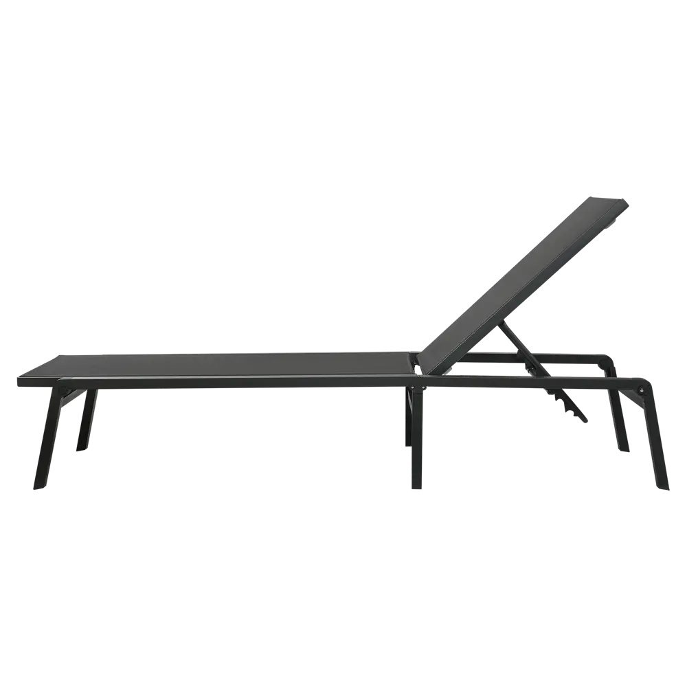 Шезлонг BEGINIA Kreo 191x60x30.5 см алюминий серый STLM-2079858 - Вид №15