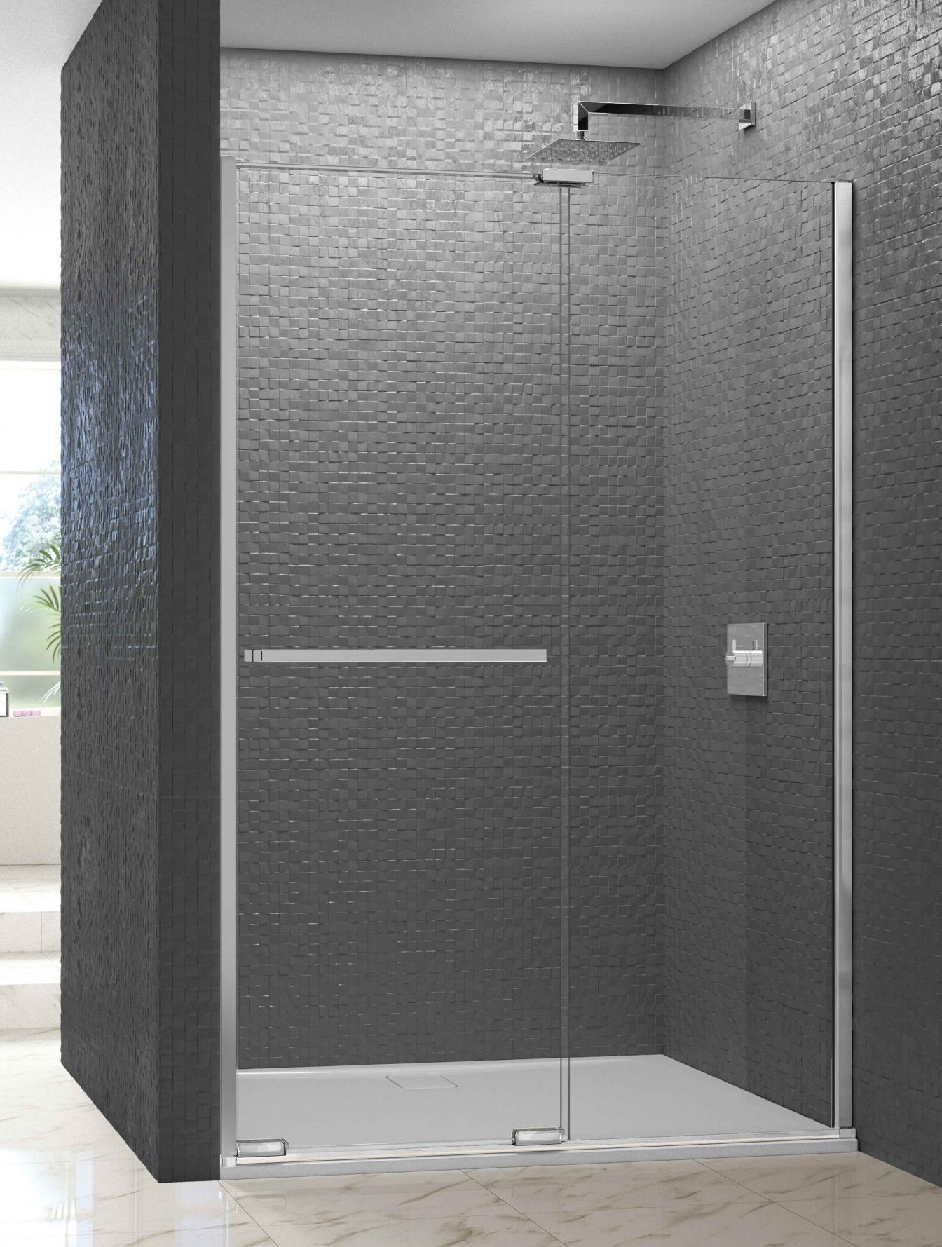 Дверь в нишу ARXFSL140E L or R Merlyn Arysto Хромированный 