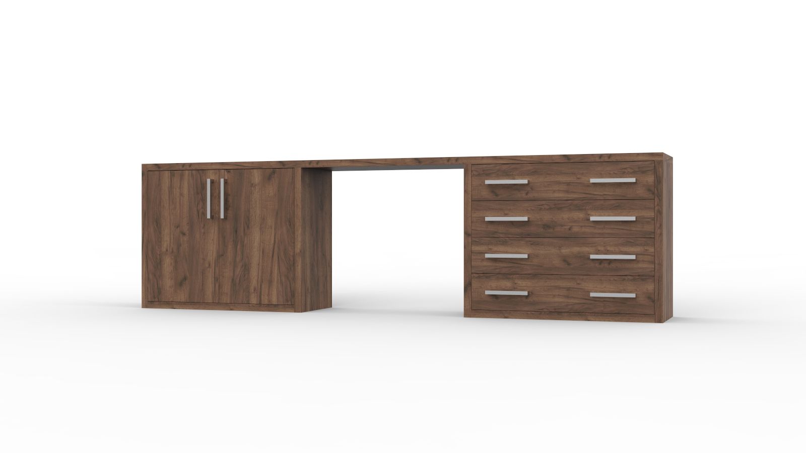 Прямоугольный стол с ящиками для контракта Mobilspazio Zeus ARCH-00077647 - Вид №3