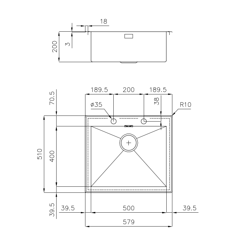 1216050 Мойка Quadra 1216 050 Fosterspa  - Вид №1