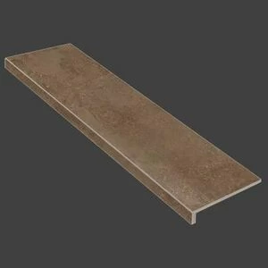 Граните Ступень Перла коричневый лаппатированная 1200x320