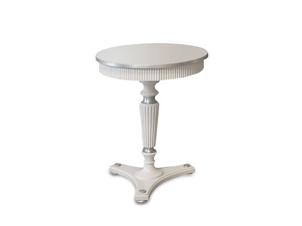 Высокий круглый журнальный столик из массива дерева GUERRA VANNI CLASSICO 1177L ARCH-00121334 - Вид №1