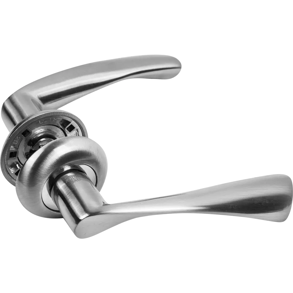Дверные ручки Edson EDS-A123-01 без запирания ЦАМ гальваническое покрытие цвет матовый хром STLM-2148717