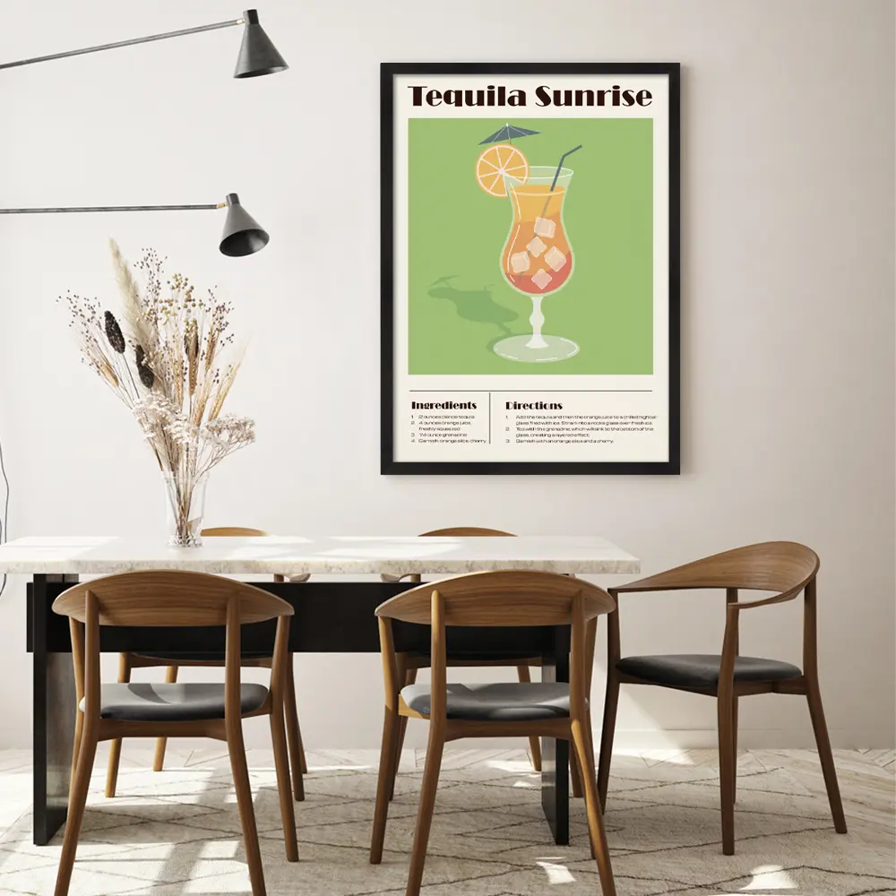 Картина в раме Текила Санрайз 50x70 см цвет разноцветный POSTERMARKET STLM-2133293 - Вид №4