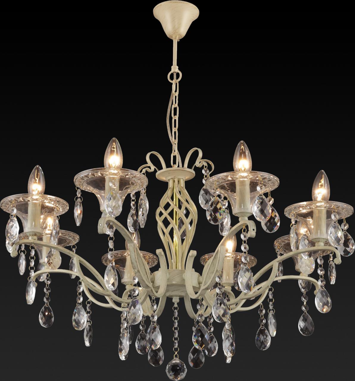 Подвесная люстра Toplight Zoe TL7220D-08RY TOPLIGHT ДИЗАЙНЕРСКИЕ, ZOE IVORY 181613 Бежевый  - Вид №2