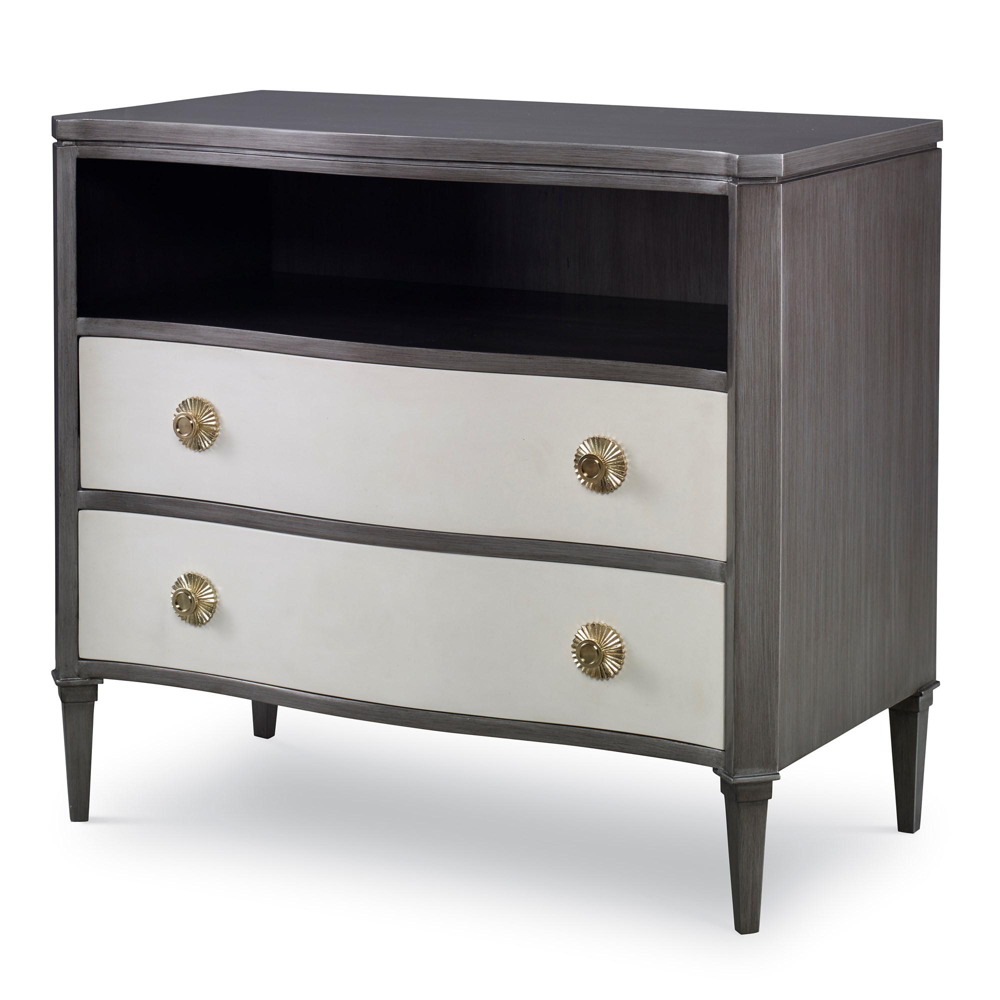 Тумбочка 17584-830-001 Stella Chest - Grey / Linen Ambella  - Вид №1