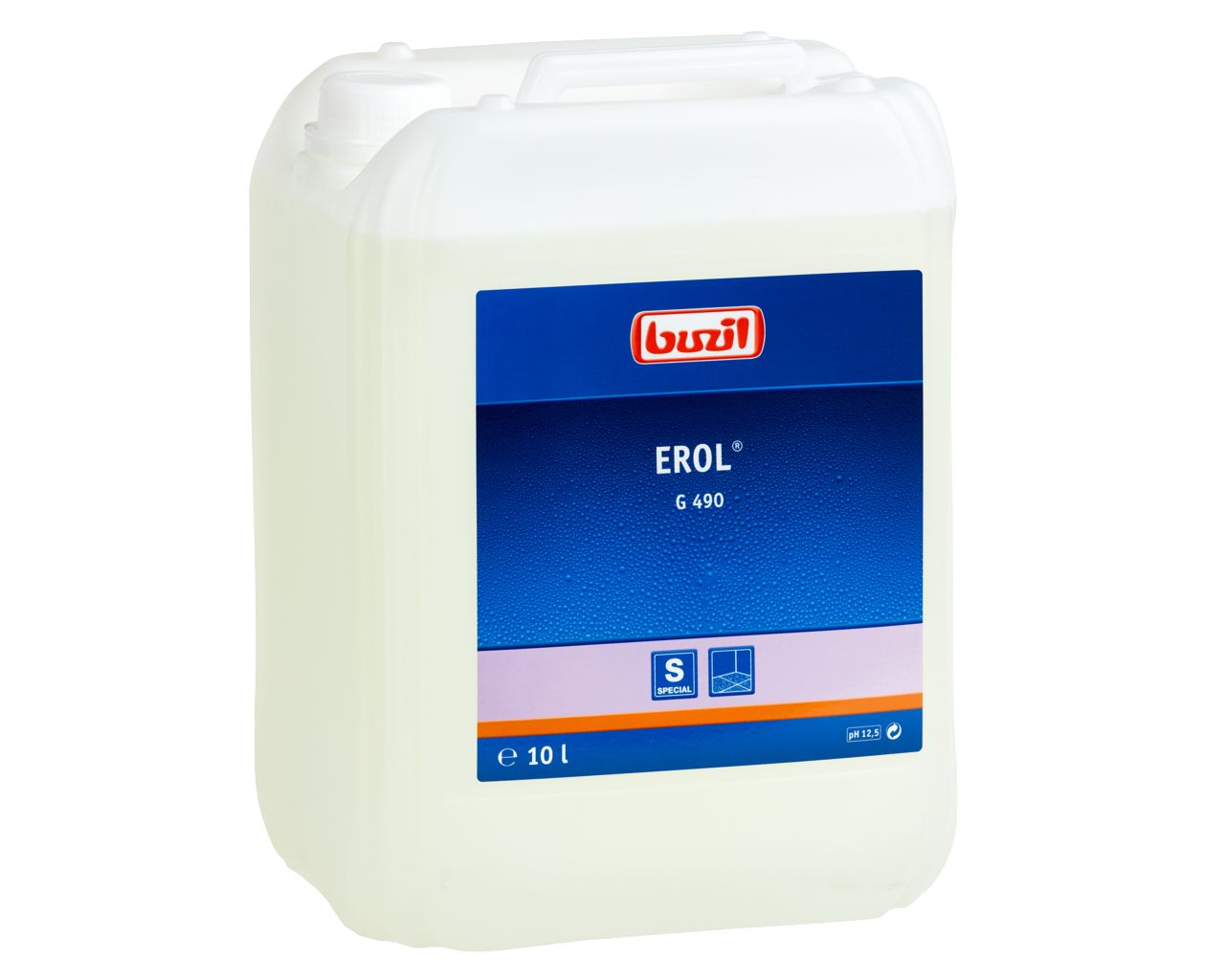 NBP604 G490 Erol - очиститель для керамогранита и противоскользящей плитки, канистра 10 л Merida 