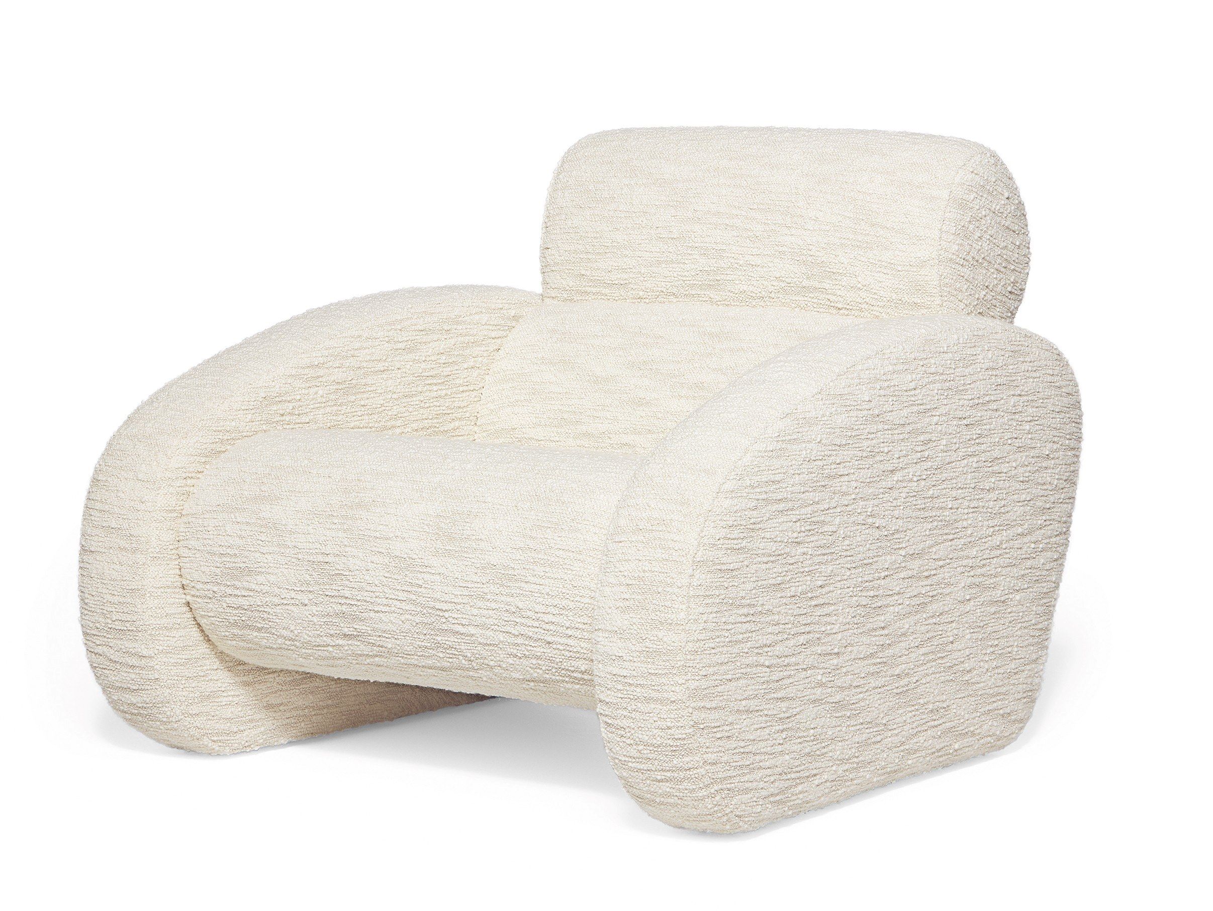 Тканевое кресло с подлокотниками Munna FRANK ARCH-00118990