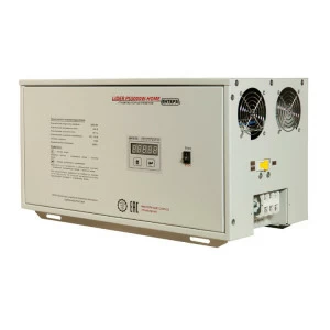 Стабилизатор напряжения LIDER PS 12000 W-HOME-30