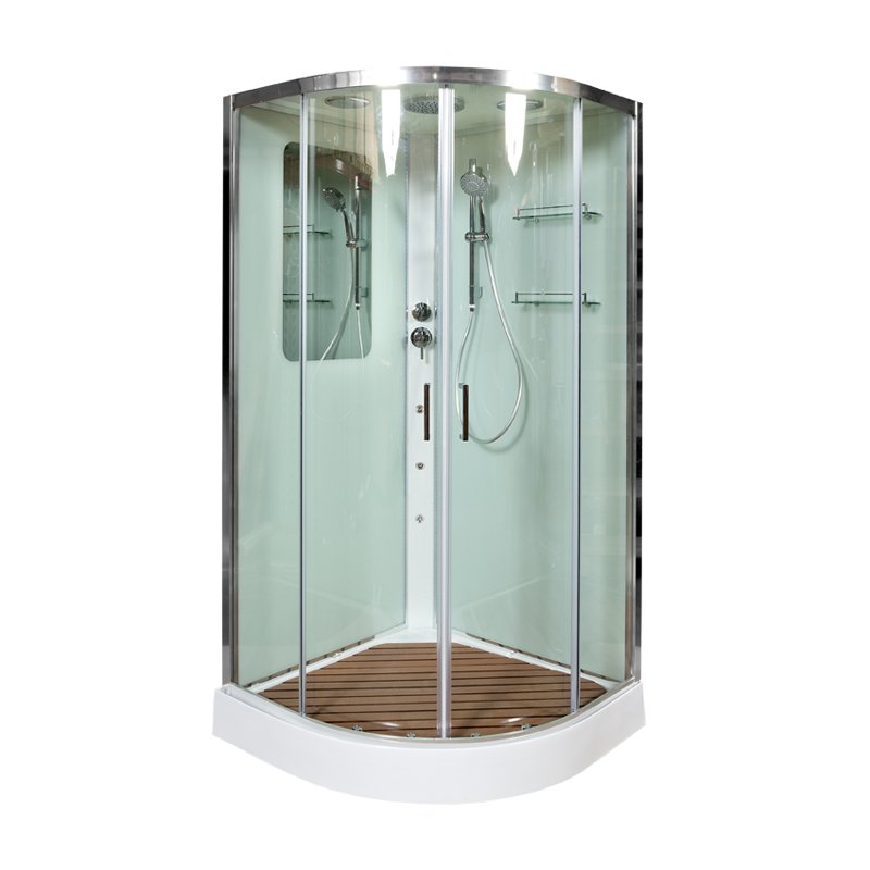 L 890 N с гидромассажем BLACK Душевая кабина DETO Серия L А01 с гидромассажем - Вид №11