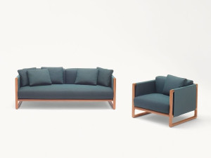 Мягкое съемное садовое кресло с подлокотниками