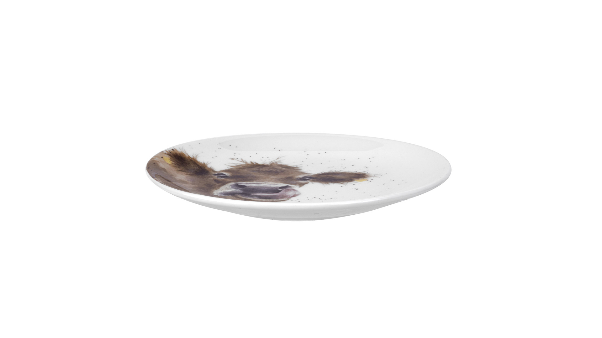 10637563 Royal Worcester Тарелка десертная Royal Worcester "Забавная фауна","Корова" 16,5см Фарфор костяной  - Вид №2