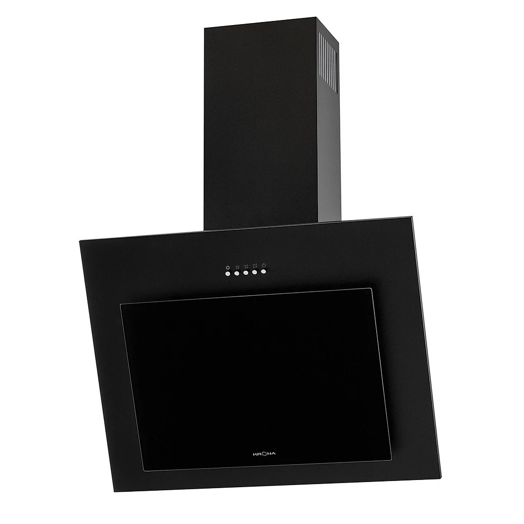 8164321 Вытяжка наклонная KRONA FIONA 600 PB черный/черный STDN-0105456 - Вид №1