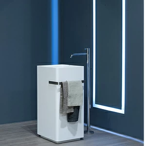 KUBIC Накладная раковина на столешницу  квадратная Antoniolupi