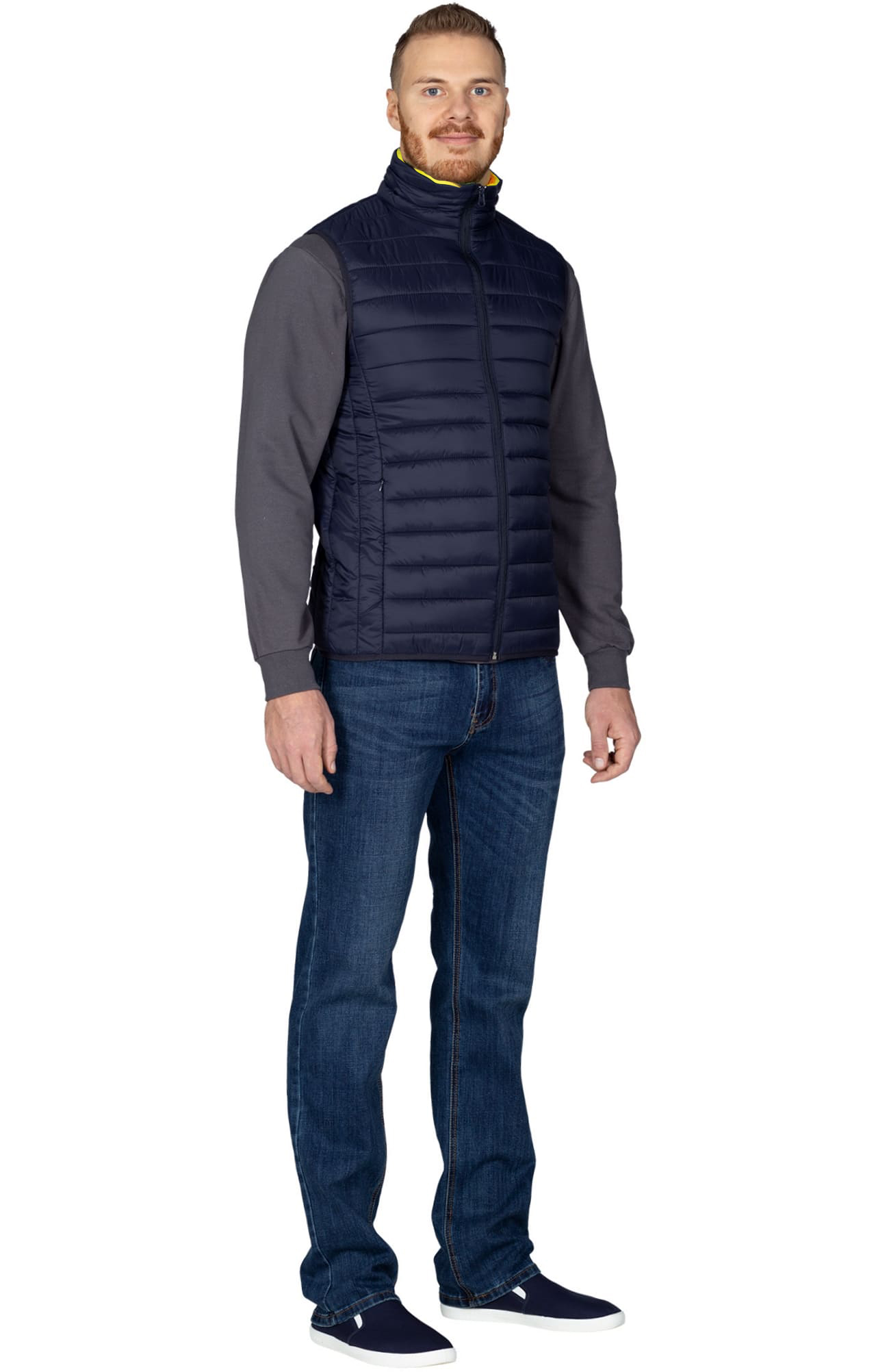 69670 Жилет стеганый  black El-Risto  Демисезонная одежда размер S (88)  - Вид №5