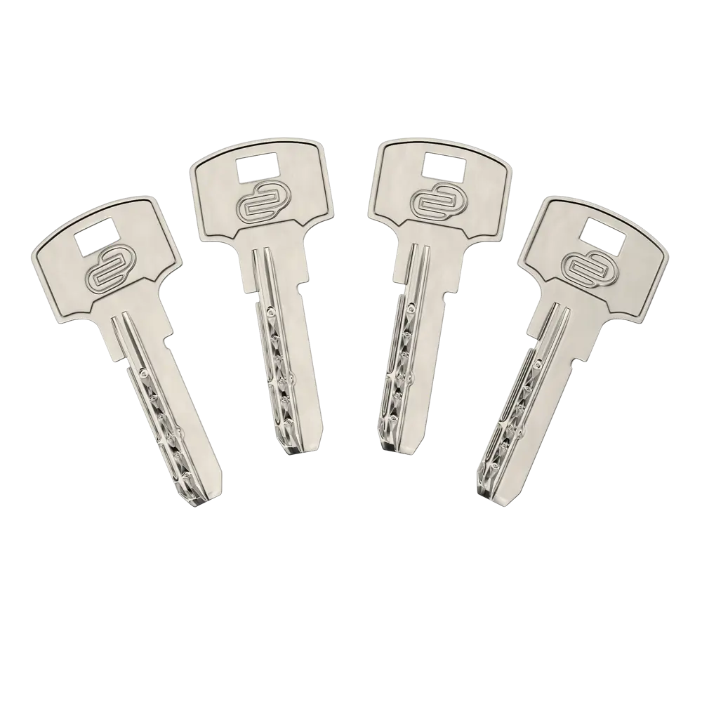 Цилиндр дверной Standers TTAL1-3030NBGD с механизмом ключ-вертушка 82625292 STLM-0032177 - Вид №2