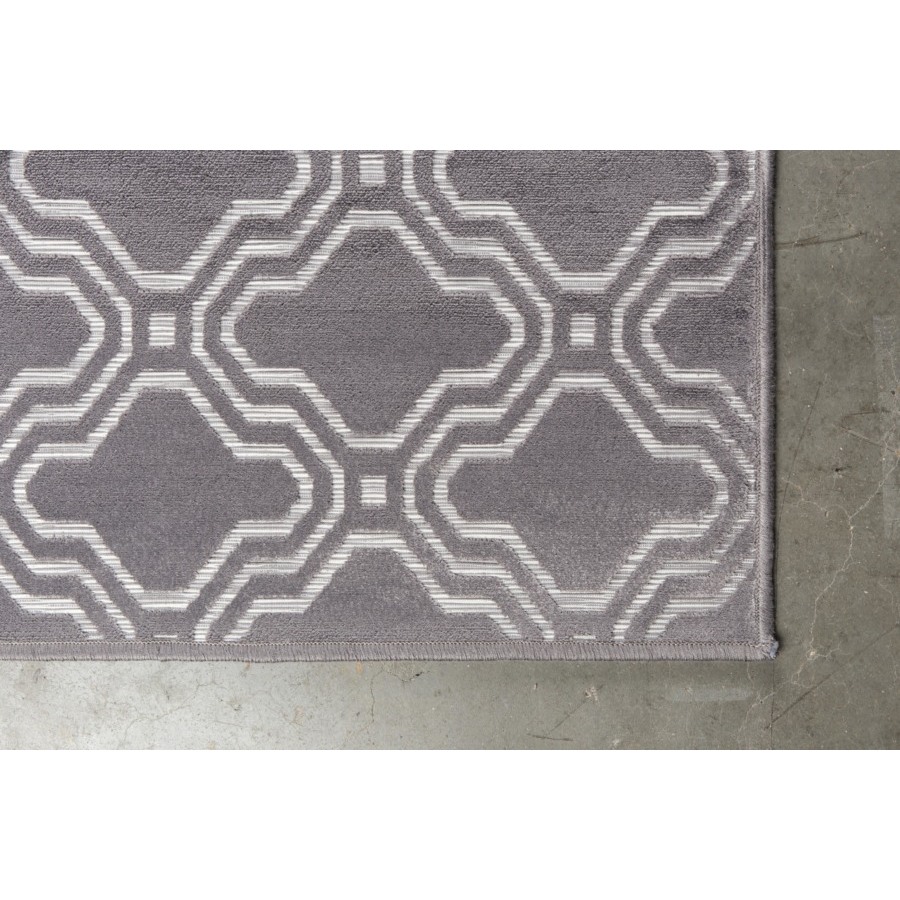 Ковер Feike 160x230 серый White Label Living 6000174 - Вид №4