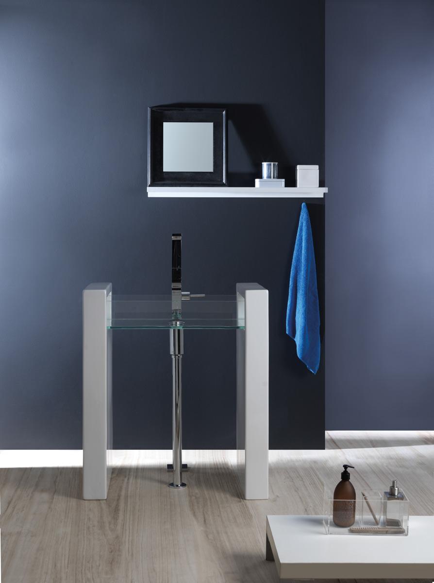 GLLACOL60BW13 Напольная раковина стоящая GSG CERAMIC GLASS - Вид №2