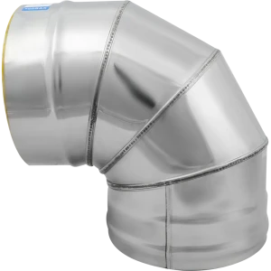 КОРАКС Утепленный отвод 90° для дымохода D115x200 мм 89888533