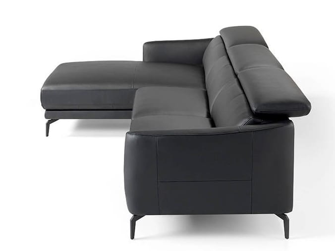 Кожаный диван с полуостровом Angel Cerda диван тренд ARCH-00120949 - Вид №3