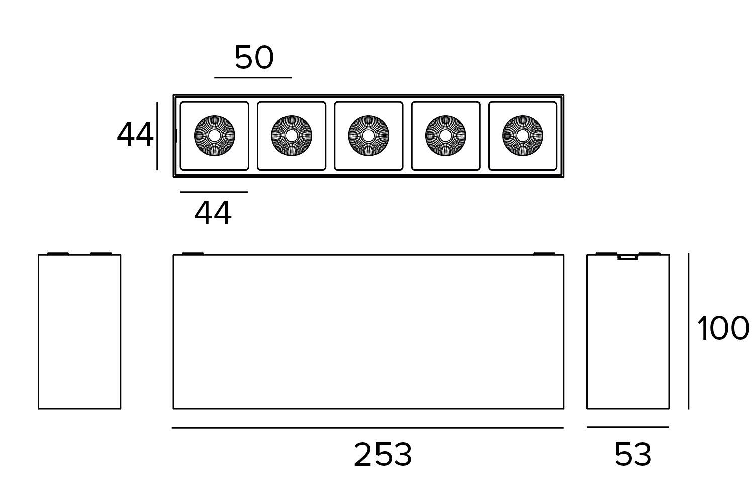 Несколько потолочных светодиодных прожекторов TARGETTI Oz ARCH-00089269 - Вид №4