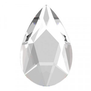 2303 Страз клеевой Crystal 14 х 9 мм кристалл в пакете белый (Crystal F 001) Сваровски