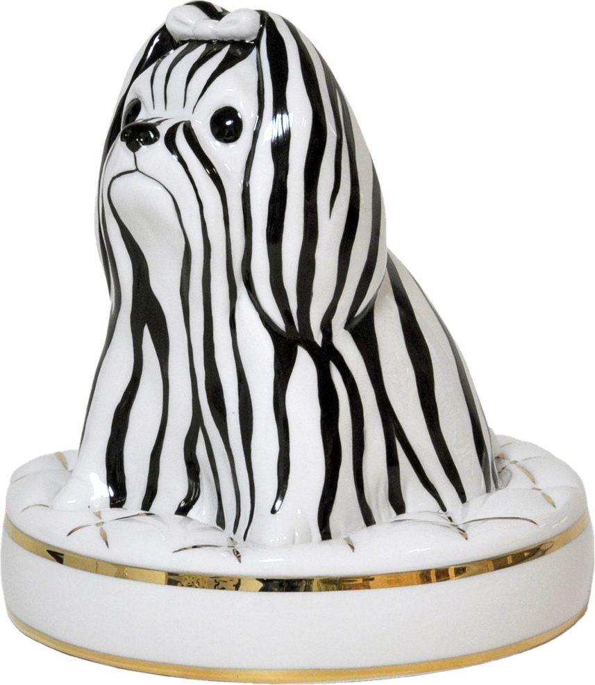 10606669 Goebel Скульптура 15,5см "Болонка Миникри" "Юта Колочек" Фарфор 