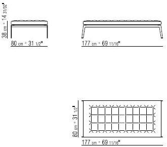 Flexform Тафтинговое спальное место в пелле sun-id-1382429 - Вид №3