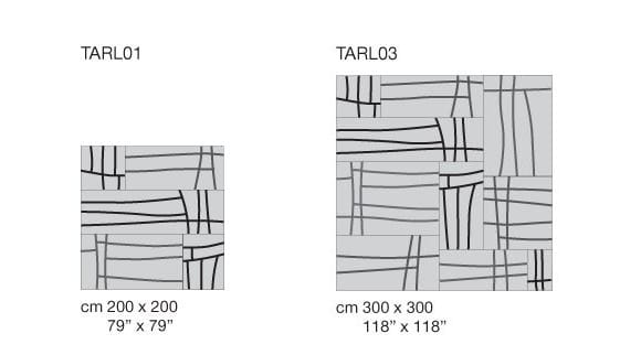 Квадратный ковер из войлока с геометрическим рисунком Paola Lenti ARCH-00029215 - Вид №2