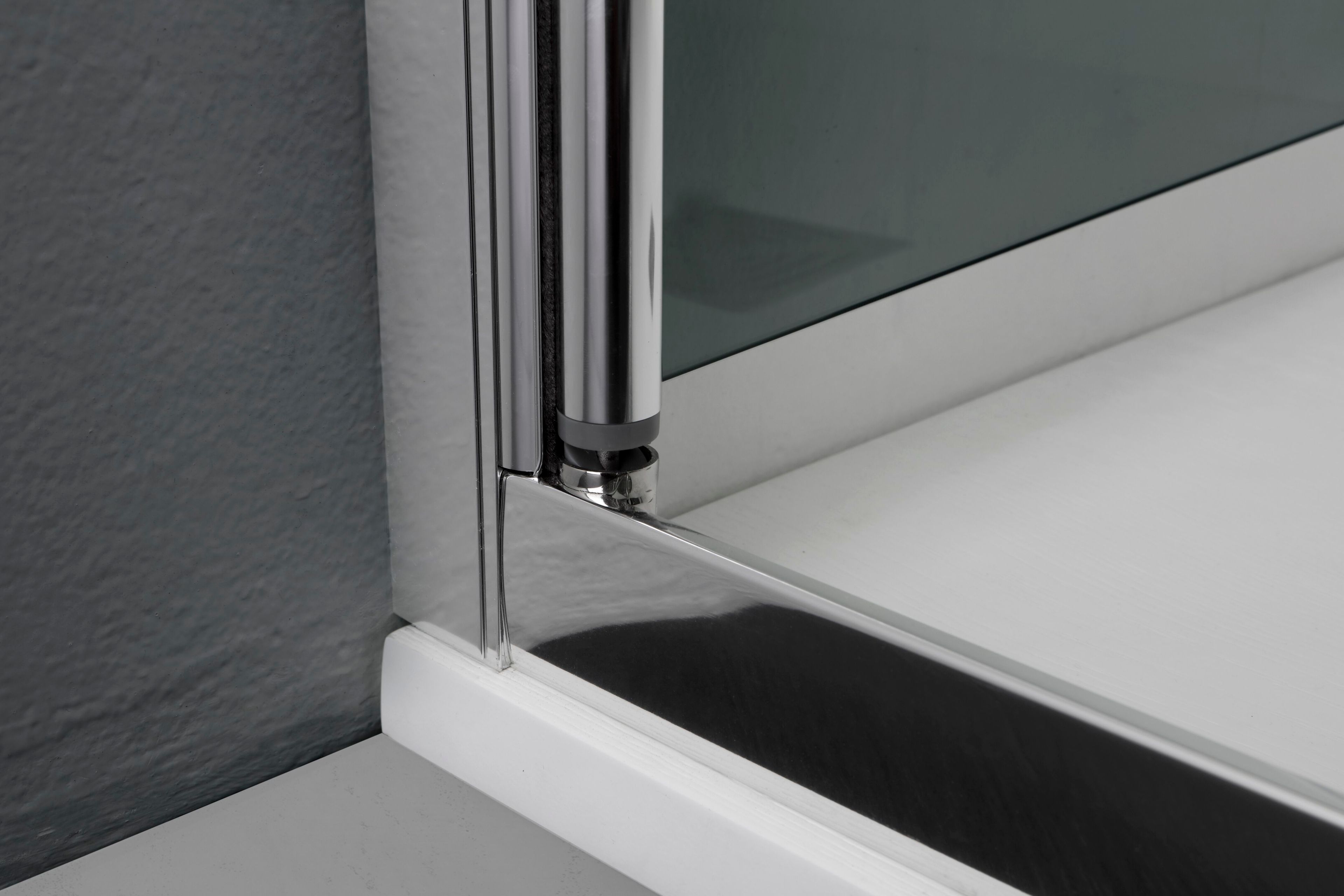 Алюминиевая и стеклянная душевая кабина с распашной дверью TAMANACO FPSL60 ARCH-00145491 - Вид №2