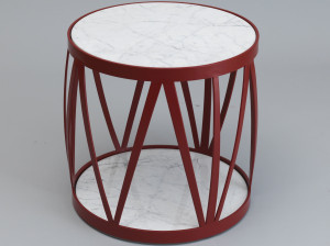 Круглый стол из нержавеющей стали