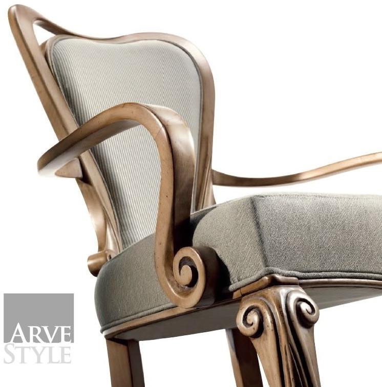 Arvestyle Мягкое деревянное кресло с подлокотниками Parquet As-1702-c - Вид №1