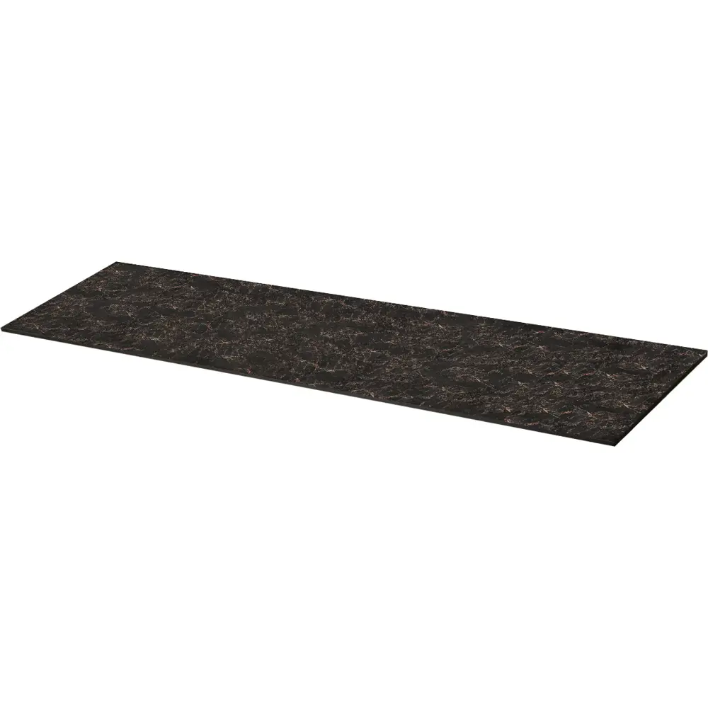 Столешница Компакт Мрамор 240x60x1.6 см HPL пластик цвет чёрный Santreyd STLM-2132447 - Вид №2