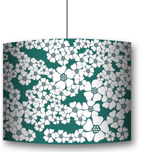 CONCEPTUWALL Цилиндрический абажур Champ de fleurs sun-id-1411956 - Вид №1