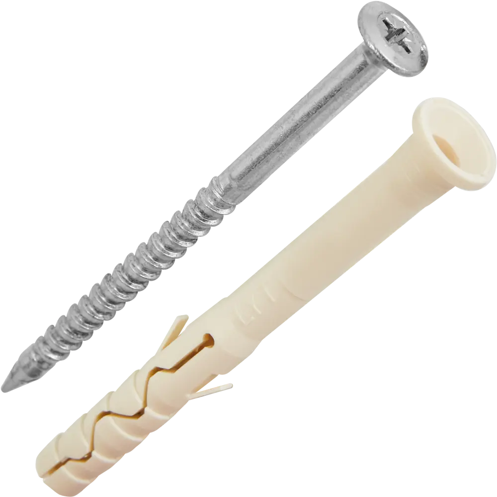 Дюбель-гвоздь SORMAT 8×100 мм с цилиндрической манжетой (4 шт) 84257522 STLM-1584380 - Вид №1