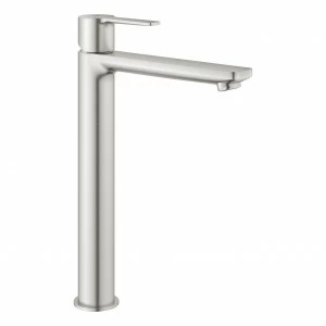Смеситель для свободностоящей раковины GROHE Lineare New, суперсталь (23405DC1)