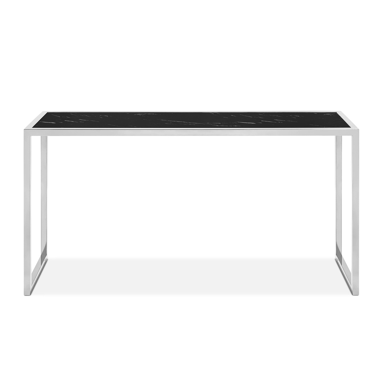 450287-BS ABHIKA КОНСОЛЬНАЯ КОРОНА ПРЯМАЯ H75 150X40 BLACK/SILVER  - Вид №6